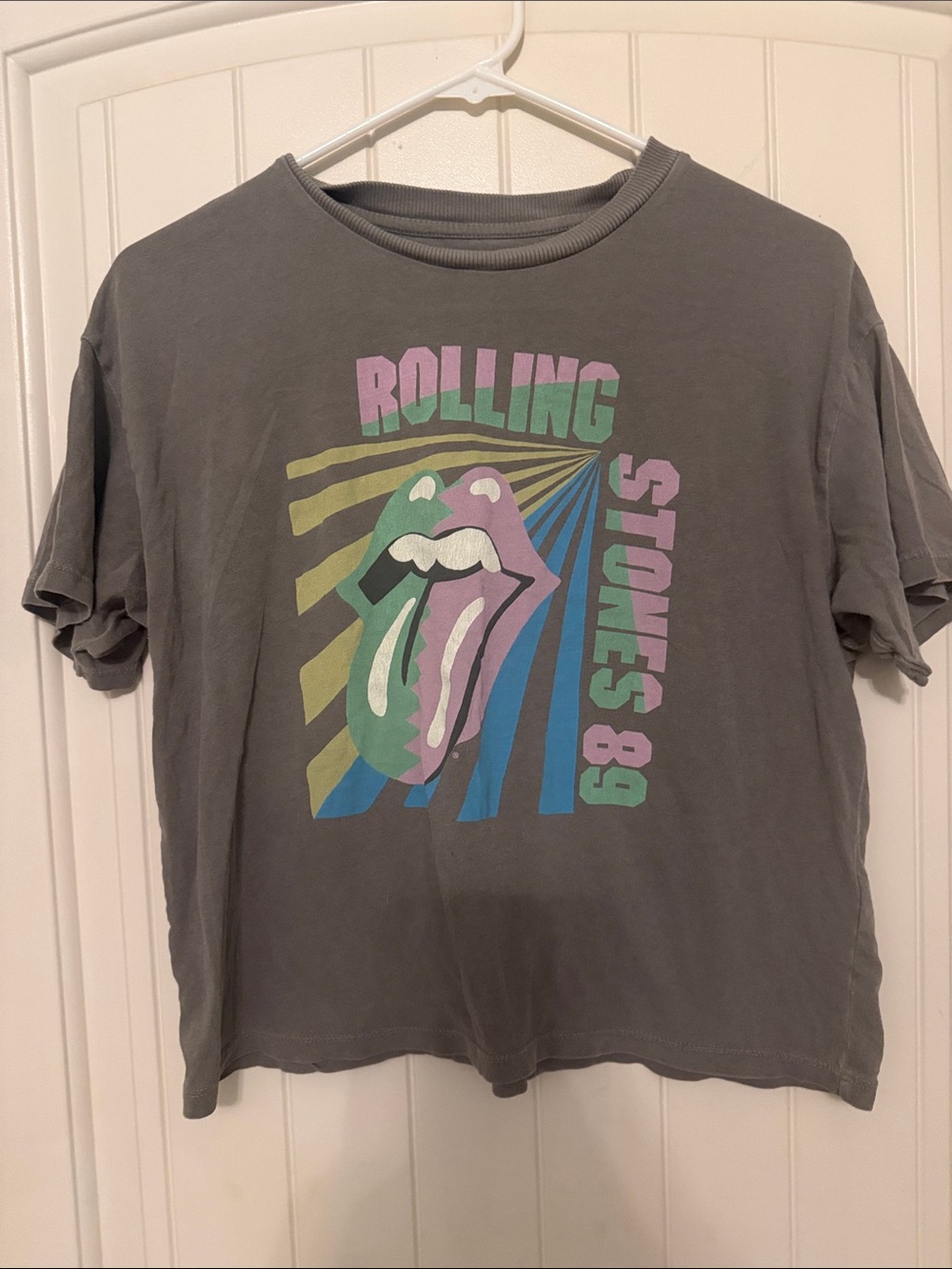 the Rolling Stones Cropped Tee